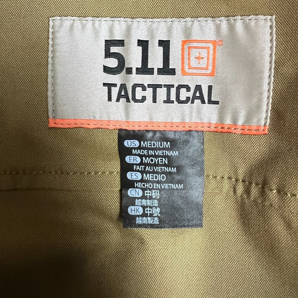 5.11 Tactical Watch Jacket Mens Medium Khaki Pockets Flex-Tac Canvas Outdoor M - Picture 13 of 16